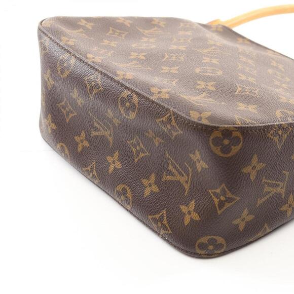 LOUIS VUITTON Brown Monogram Leather Shoulder Bag - Picture 6 of 11
